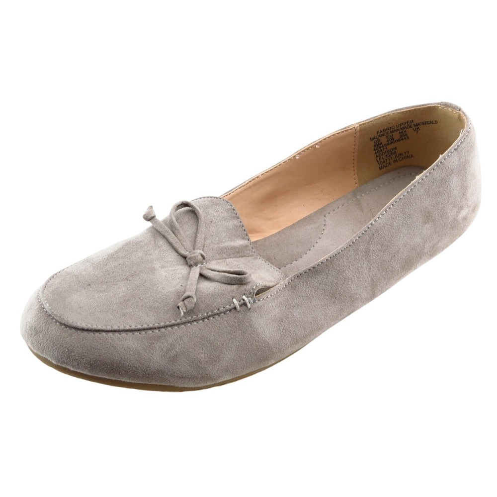 Basic Editions Size 8.5 M Brown Round Toe Loafer Fabric Women